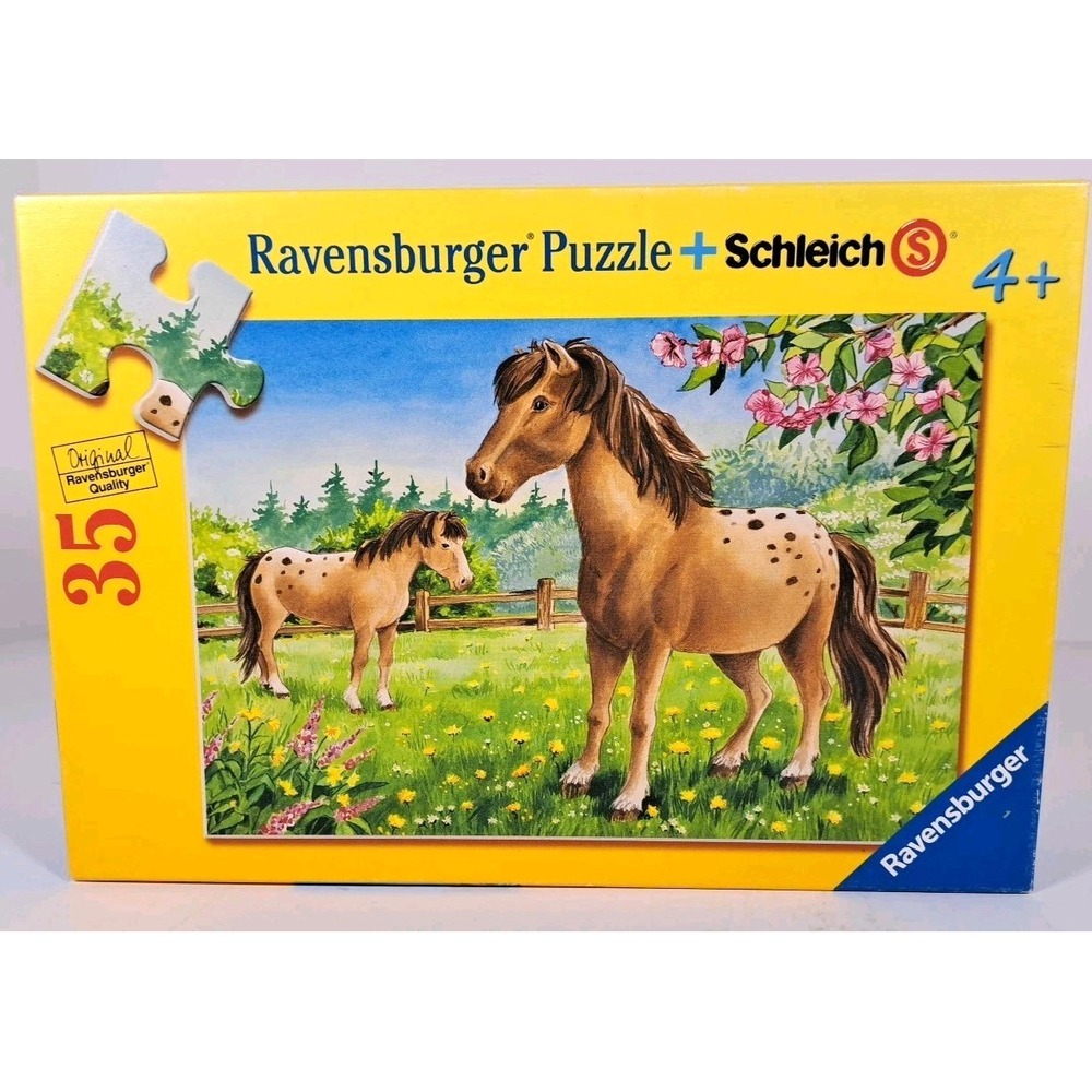 Ravensburger Schleich Appaloosa Horses 35 Piece Jigsaw Puzzle 09 103 4 Ages 4+